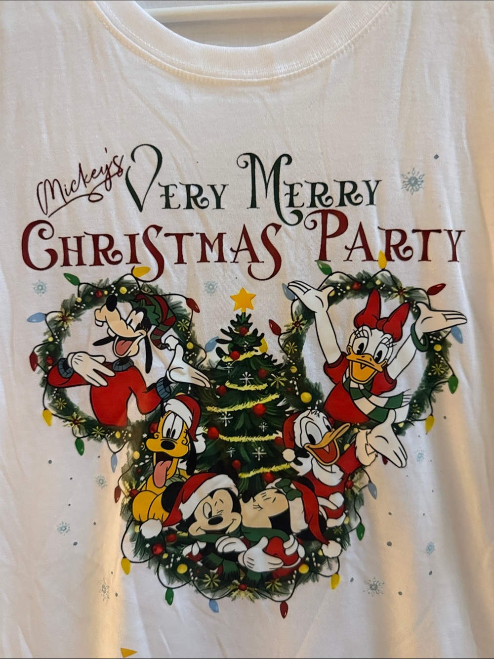 Disney Mickey’s Very Merry Christmas Party Graphic T-Shirt Magic Kingdom - Picture 2 of 2